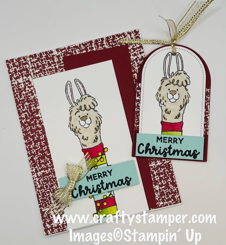 Long Time No See Christmas Llama