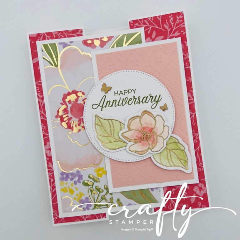 Happy Anniversary/Double Z Gatefold Interlocking Card